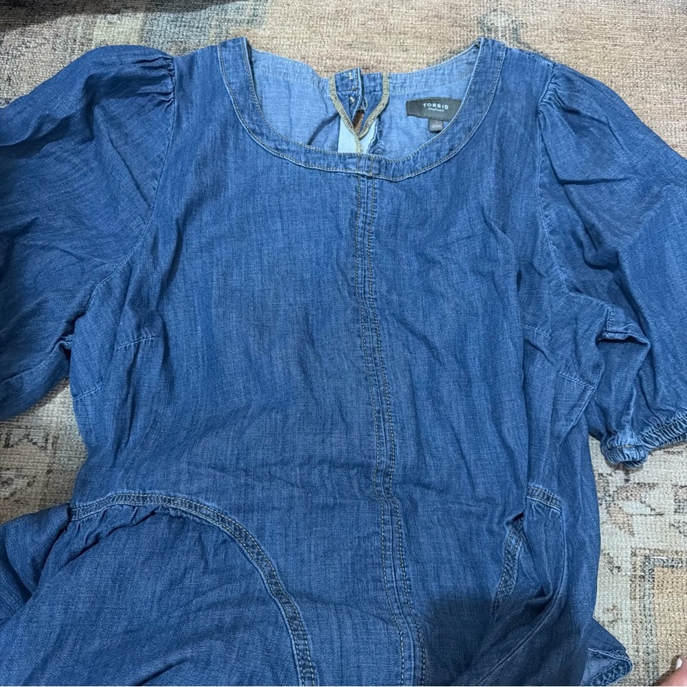 torrid Blue Denim maxi dress